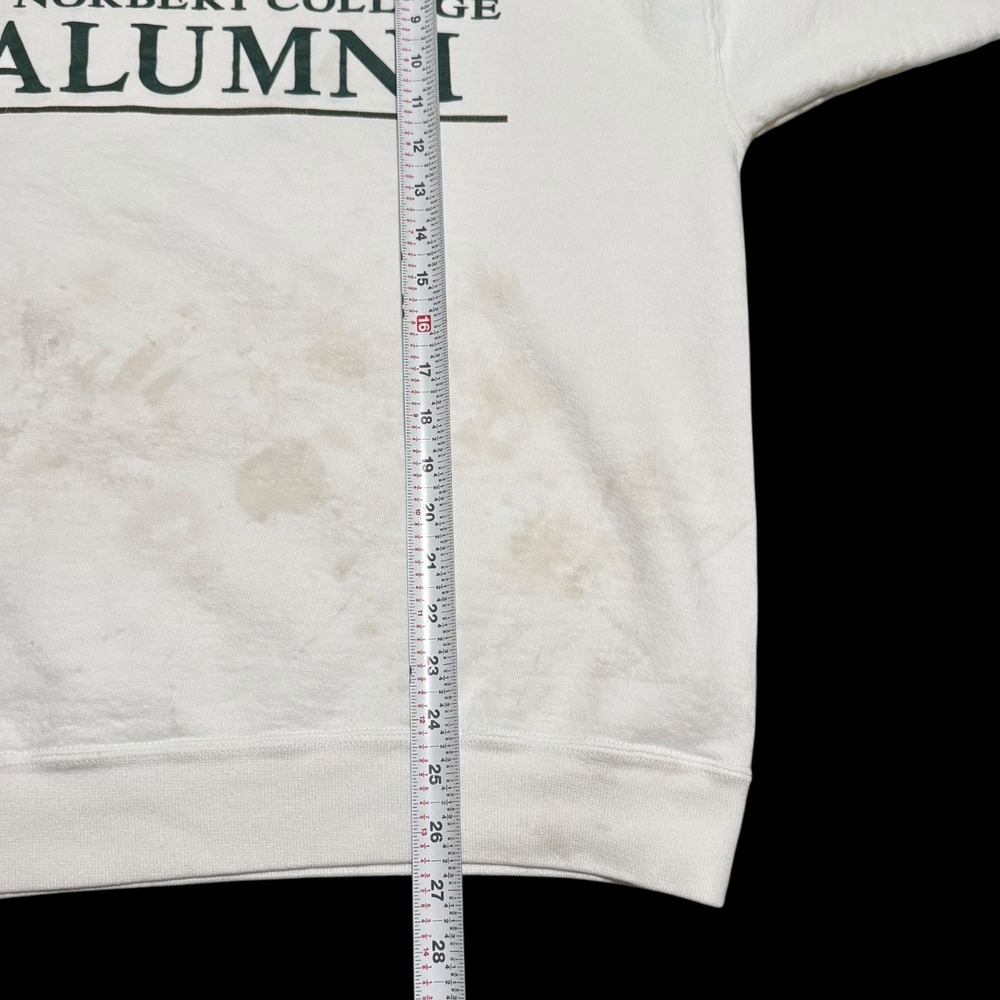 VNTG Soffe Cotton Blend Stained St. Norbert College Alumni Sweatshirt Men's XL - Picture 13 of 14